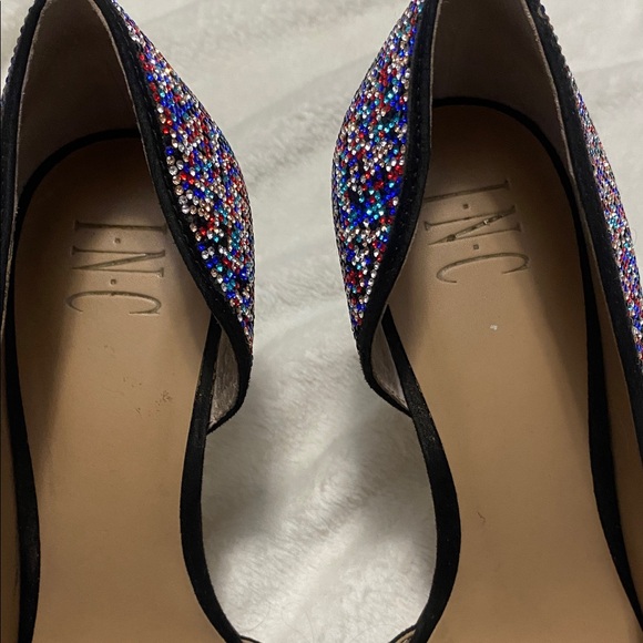 INC International Concepts Multicolor Sequin Heels - Picture 3 of 7
